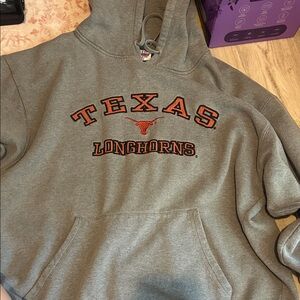 Texas Longhorns Gray Hoodie